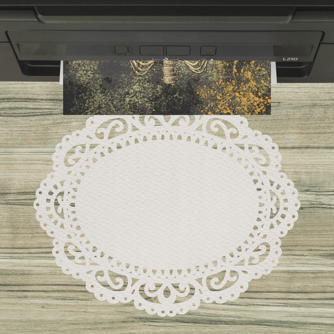 Remnants of the Unresting Victorian gothic Halloween printable kit featuring decorative papers, backing papers, spooky fussy cuts, and specimen and X-ray designs.